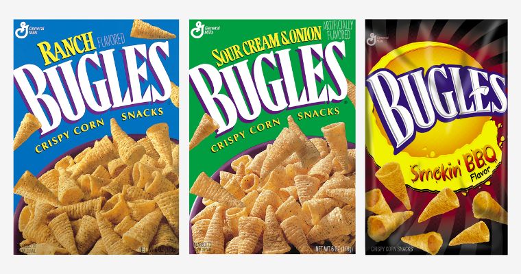 Bugles Label A look back at Bugles' most iconic flavors through the decades ...