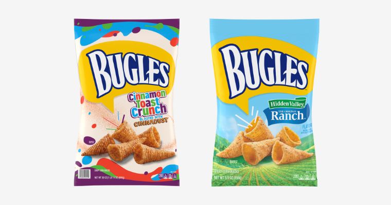 Bugles Label A look back at Bugles' most iconic flavors through the decades ...
