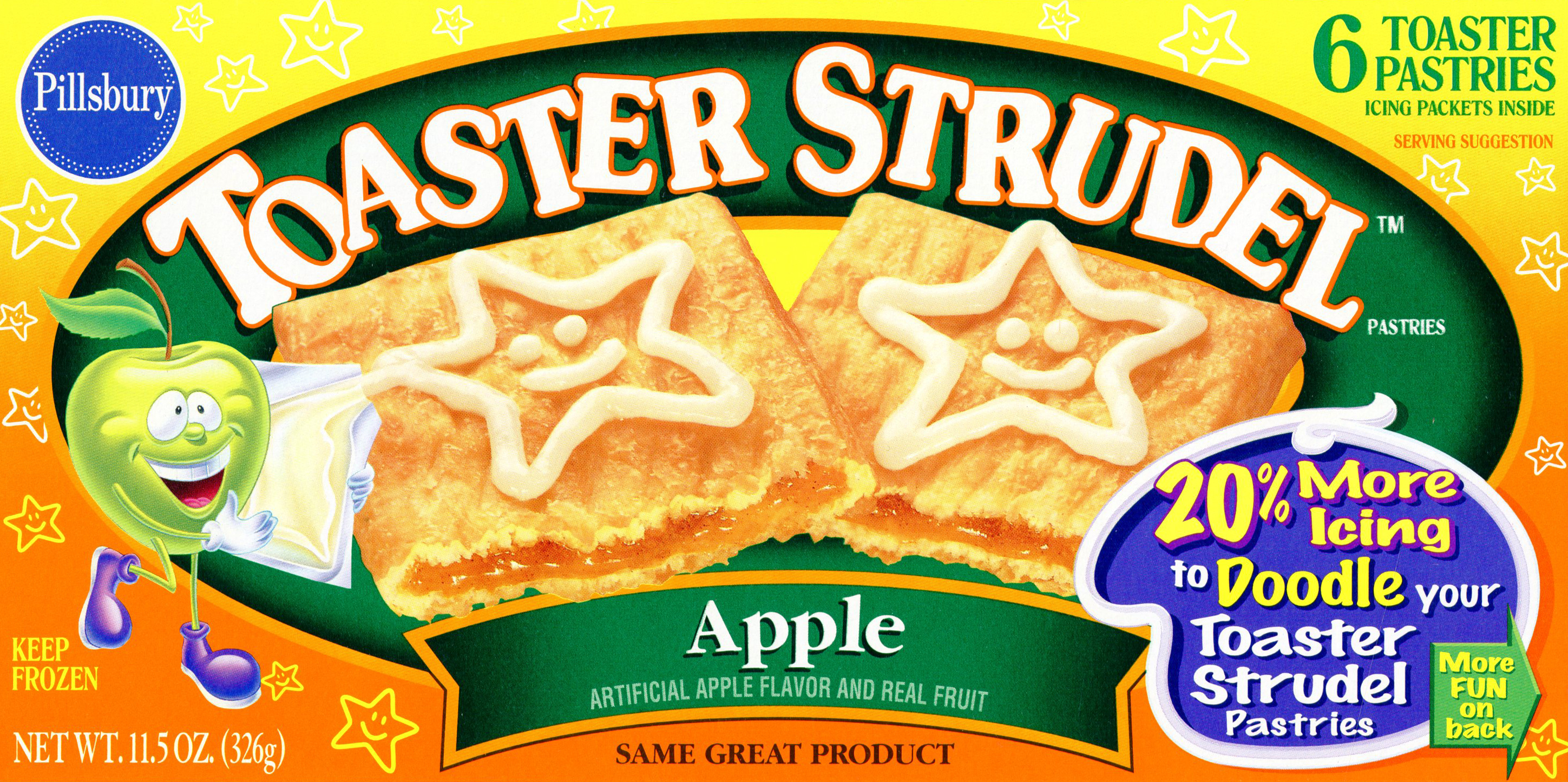 "Strudel Doodle" packaging