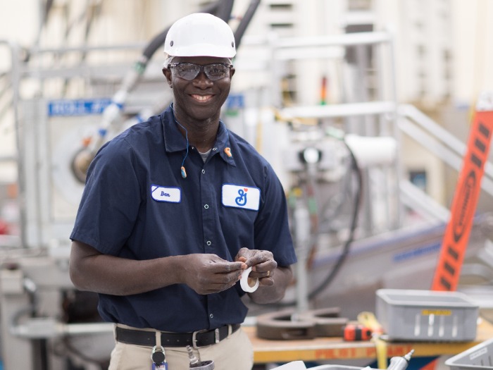 Employee at our James Bell Ford technical center